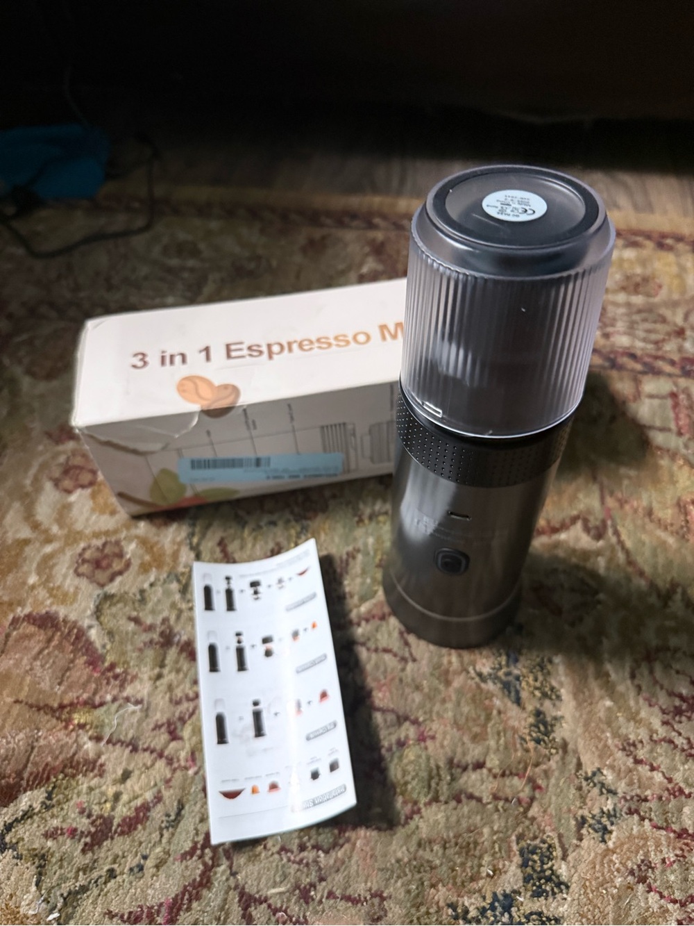 & Other Stories Portable 3-in-1 Espresso Maker - Metallic Silver